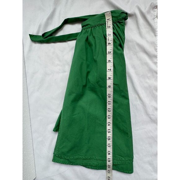 J Crew Green Skater Skirt Size XS Flowy Pockets Short Gathered Girly Summer - Picture 8 of 8